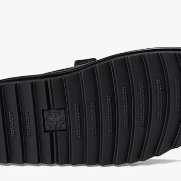 Dr. Martens Women's Raine Platform Slide Sandal Black Size 8 Womens - Picture 4 of 6